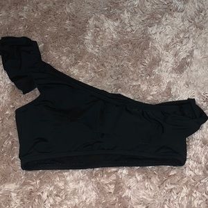 Francescas one shoulder top Size L color/black